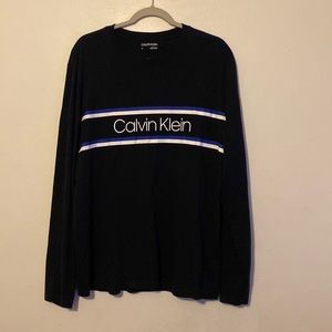 Calvin Klein Men’s Long Sleeve Tee (Large)